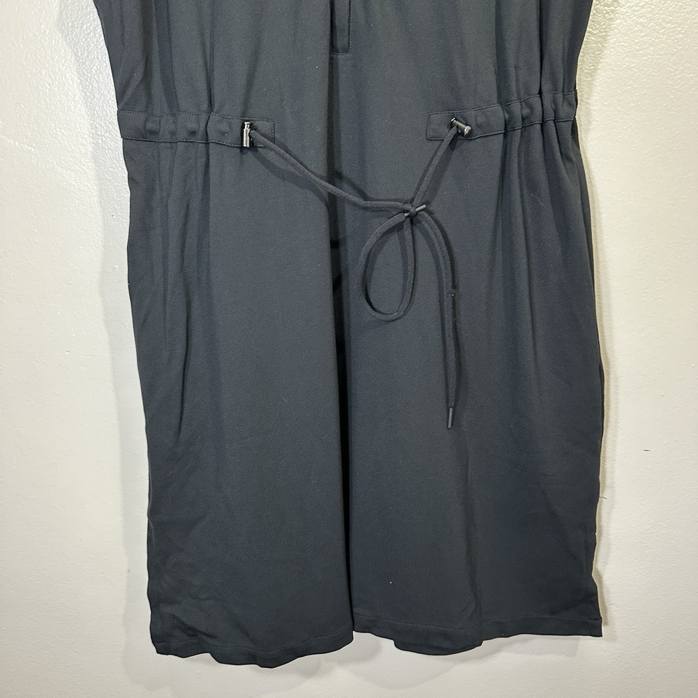 Bernardo Travel Collection Women's XL In Motion Drawstring Dress Black - Picture 5 of 11